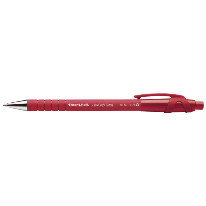 Balpen Paper Mate Flexgrip Ultra medium rood