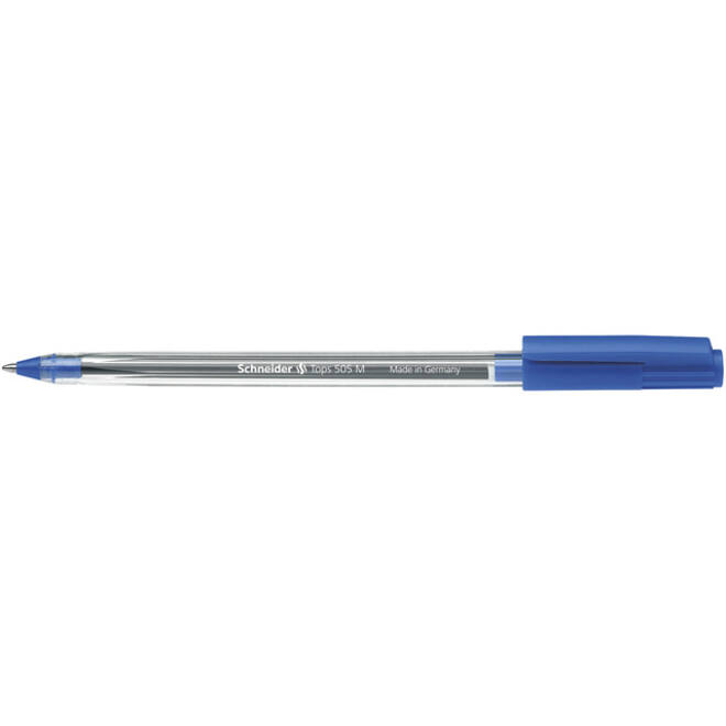 Balpen Schneider Tops 505 medium blauw