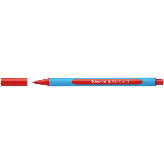 Balpen Schneider Slider Edge extra breed rood