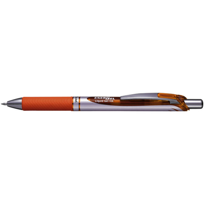 Gelschrijver Pentel BL77 Energel medium oranje
