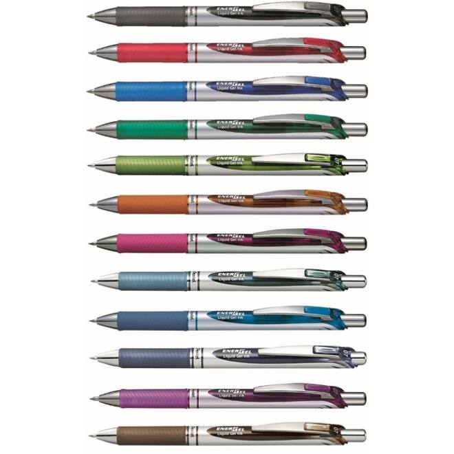 Gelschrijver Pentel BL77 Energel medium rood