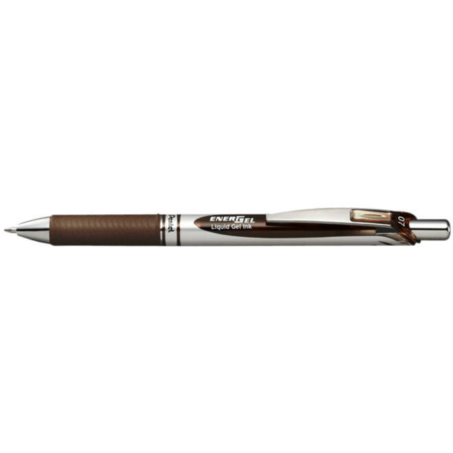 Gelschrijver Pentel BL77 Energel medium bruin