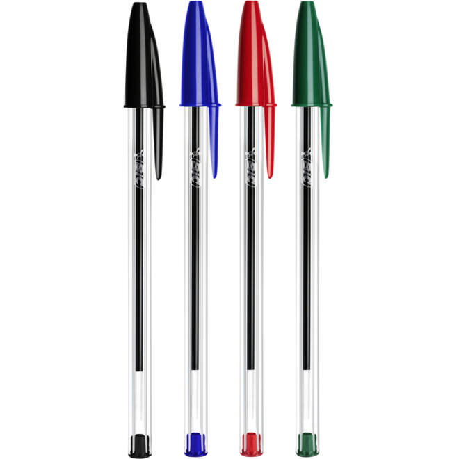 Balpen Bic Cristal medium groen
