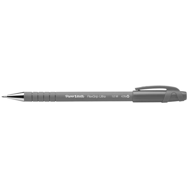 Balpen Paper Mate Flexgrip Ultra stick medium zwart