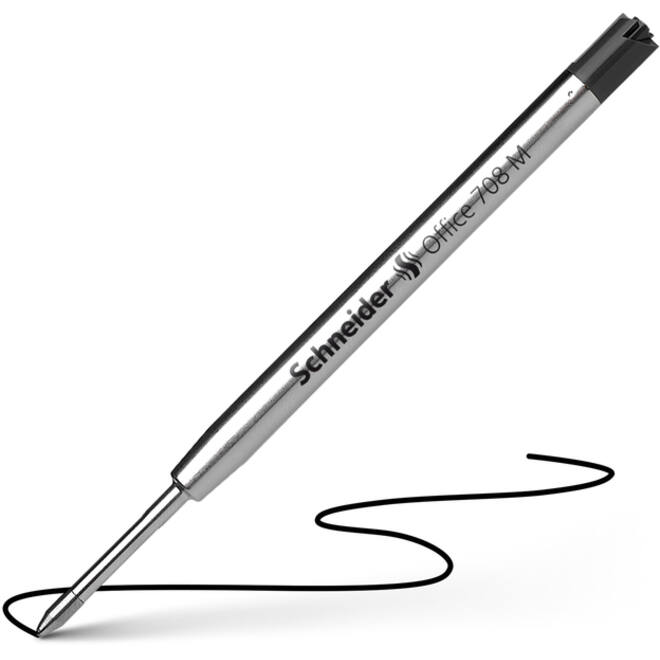 Balpenvulling Schneider 7081 Jumbo tbv Parker medium zwart
