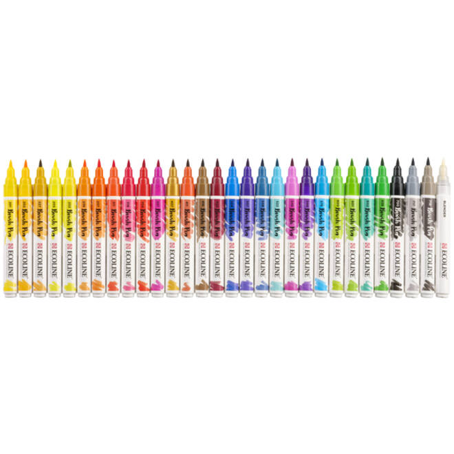 Brushpen Talens Art Creation Ecoline assorti etui à 30stuks
