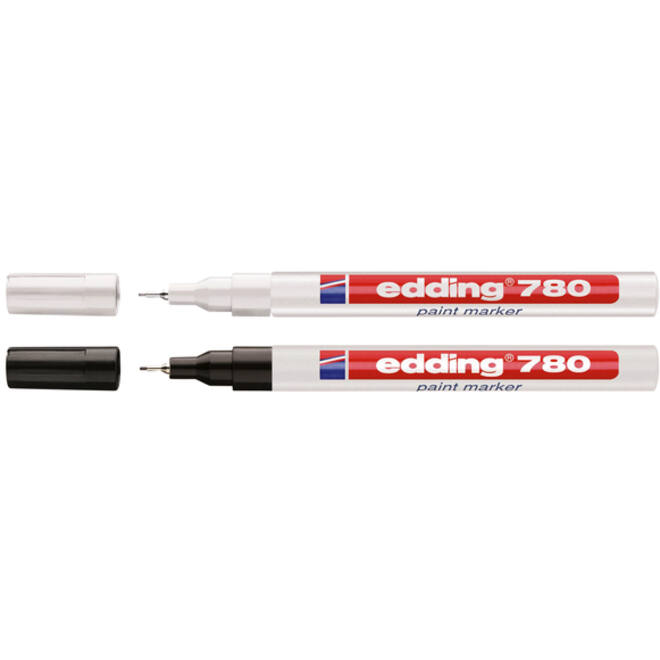 Viltstift Edding 780 lakmarker rond 0.8mm zwart