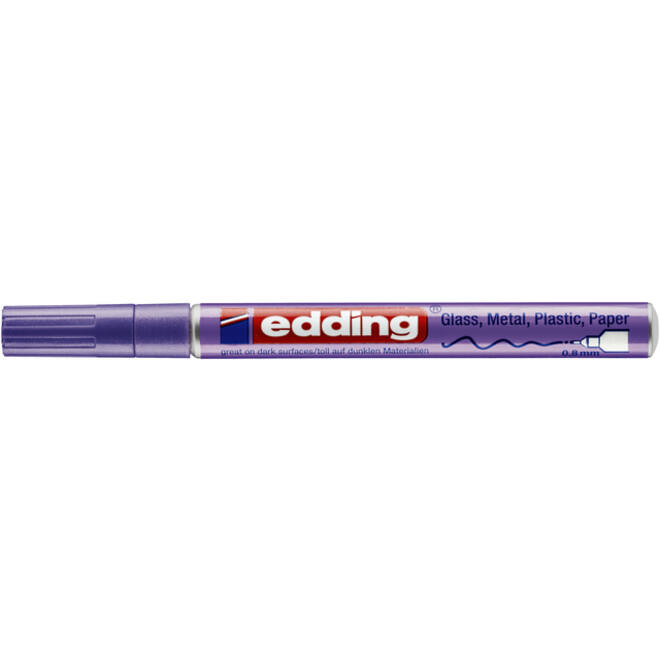 Viltstift Edding 780 lakmarker rond 0.8mm metallic paars