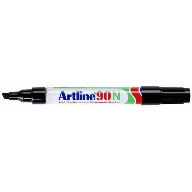 Viltstift Artline 90 schuin 2-5mm zwart