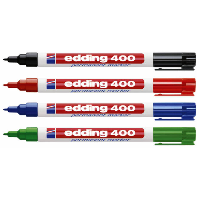 Viltstift edding 400 rond 1mm groen