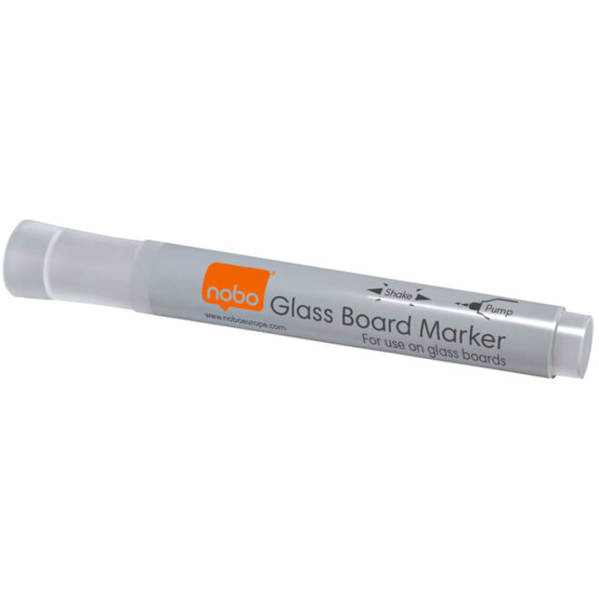 Viltstift Nobo glasbord wit