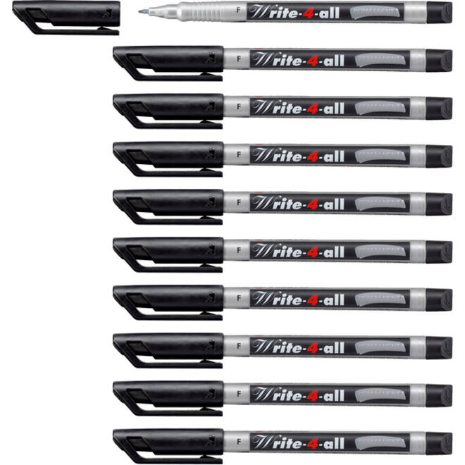 Viltstift STABILO Write-4-All 156/46 fijn zwart