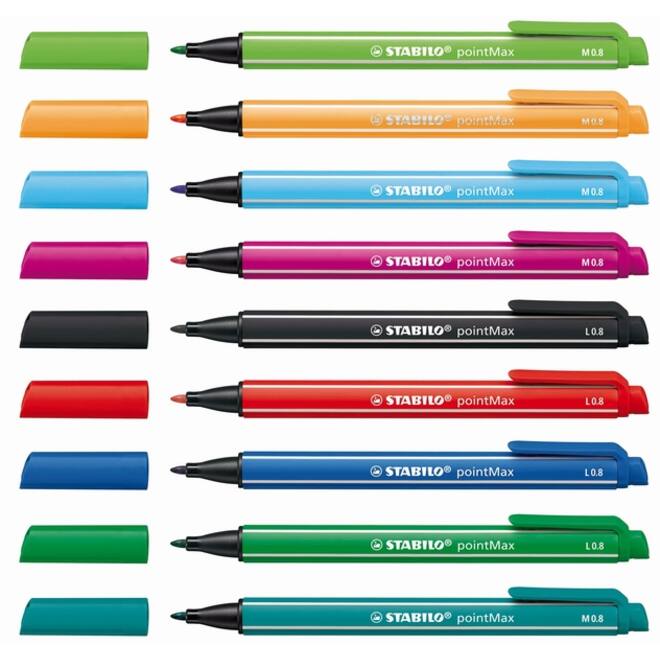 Viltstift STABILO pointMax 488/36 groen