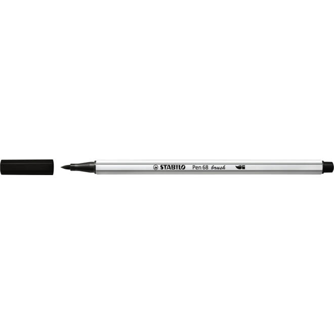 Brushstift STABILO Pen 568/46 zwart