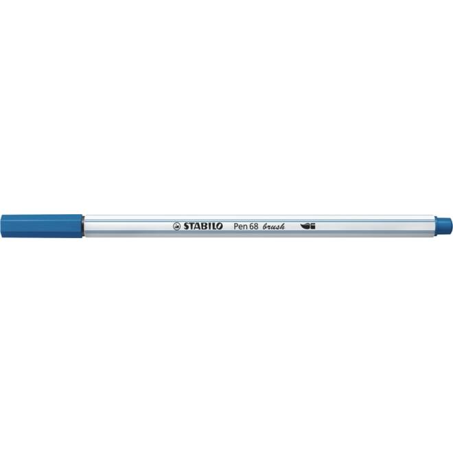 Brushstift STABILO Pen 568/41 donkerblauw