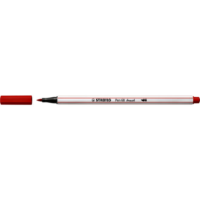 Brushstift STABILO Pen 568/48 karmijnrood