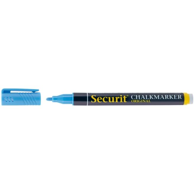 Krijtstift Securit SMA-100 rond ass 1-2mm blister à 4st