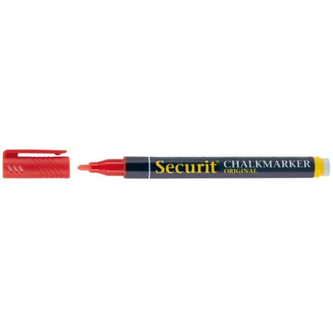 Krijtstift Securit SMA-100 rond ass 1-2mm blister à 4st