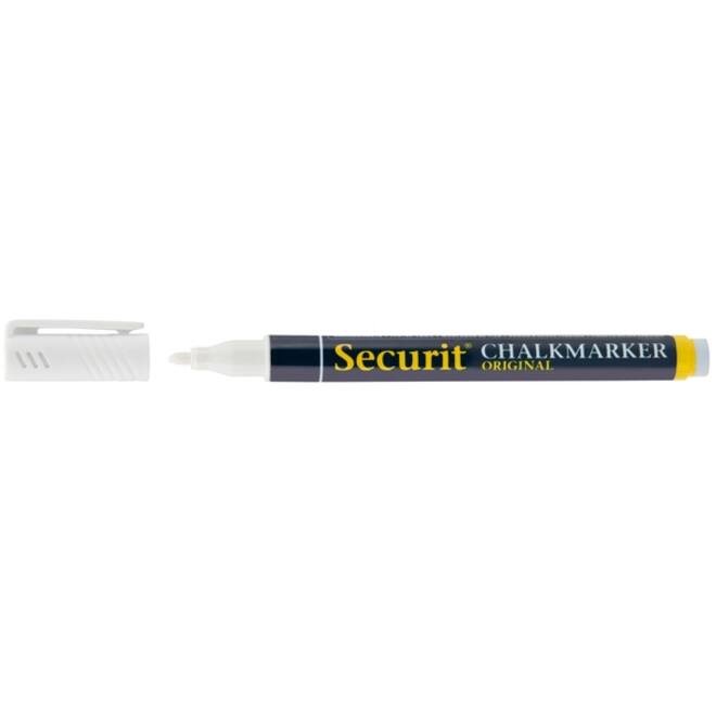 Krijtstift Securit SMA-100 rond ass 1-2mm blister à 4st