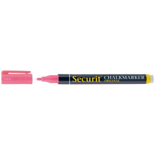 Krijtstift Securit SMA-100 rond ass 1-2mm blister à 4st