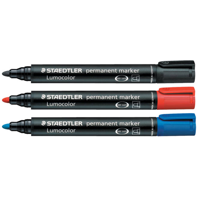 Viltstift Staedtler 352 rond zwart 2mm