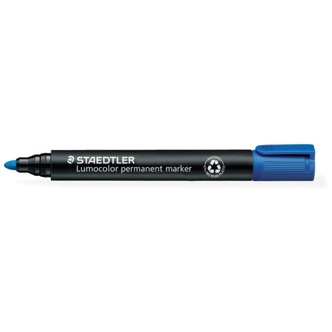 Viltstift Staedtler 352 rond blauw blauw
