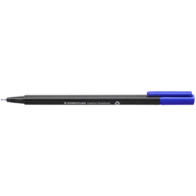 Fineliner Staedtler Triplus 334 blauw 0.3mm
