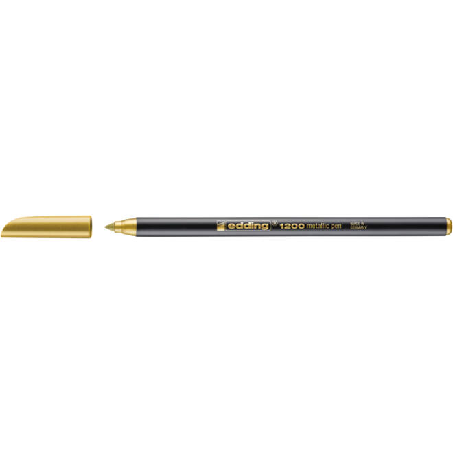 Fineliner edding 1200 053-054 fijn zilver en goud blister à 2 stuks