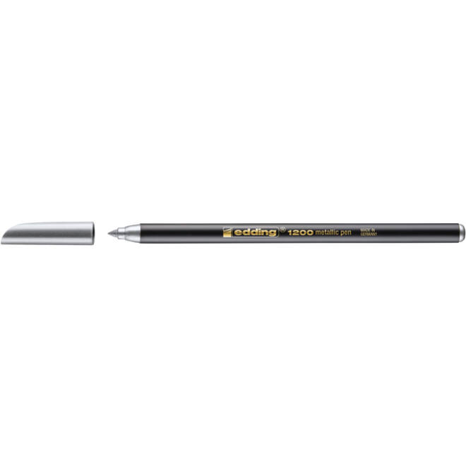 Fineliner edding 1200 054 fijn metallic zilver
