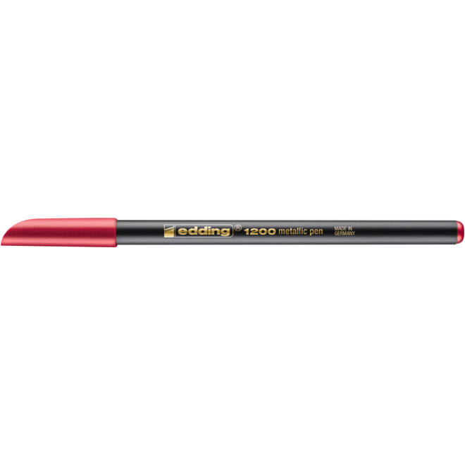 Fineliner edding 1200 072 fijn metallic rood