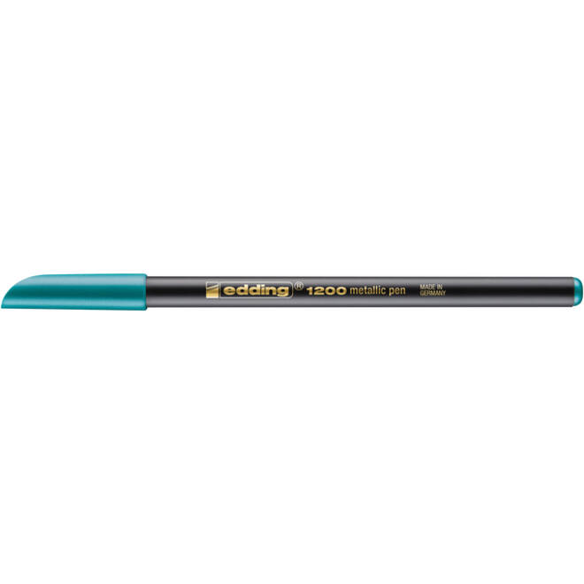 Fineliner edding 1200 074 fijn metallic groen