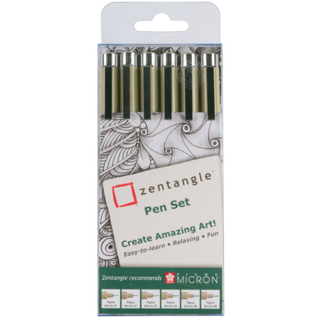 Fineliner Sakura Zentangle tool set 6delig