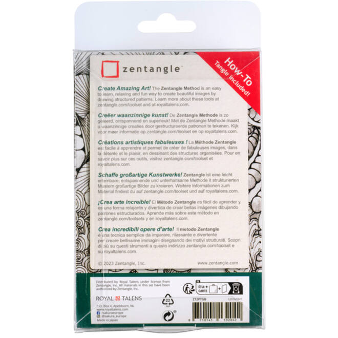 Fineliner Sakura Zentangle tool set 12delig