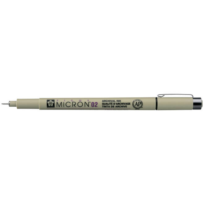 Fineliner Sakura pigma micron zwart 0.3mm