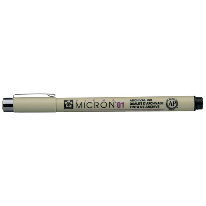 Fineliner Sakura pigma micron zwart 0.25mm