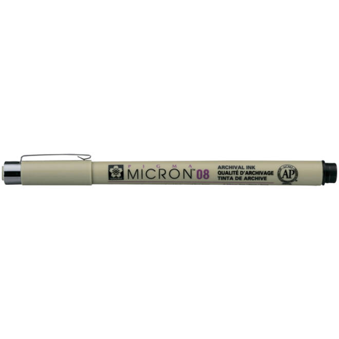 Fineliner Sakura pigma micron zwart 0.5mm