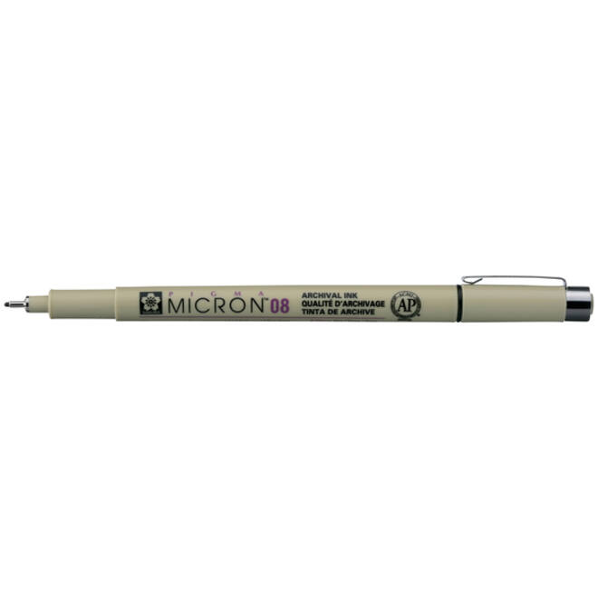 Fineliner Sakura pigma micron zwart 0.5mm