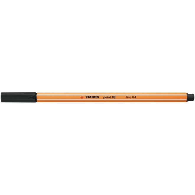 Fineliner STABILO point 88/46 fijn zwart