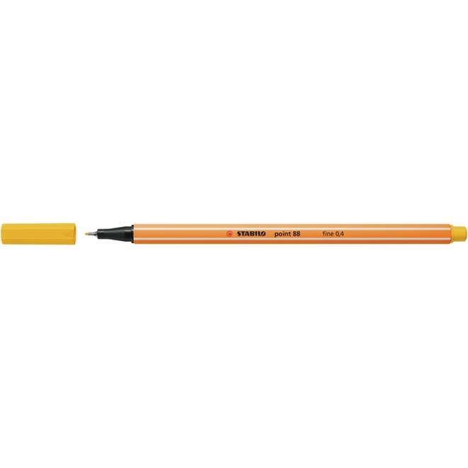 Fineliner STABILO point 88/44 fijn geel