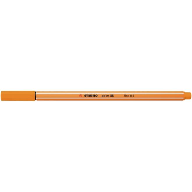 Fineliner STABILO point 88/54 fijn oranje
