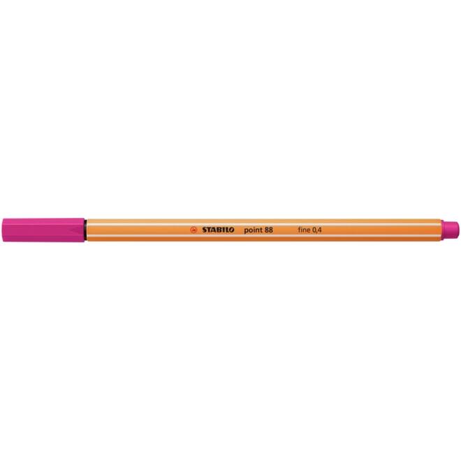 Fineliner STABILO point 88/56 fijn roze rood