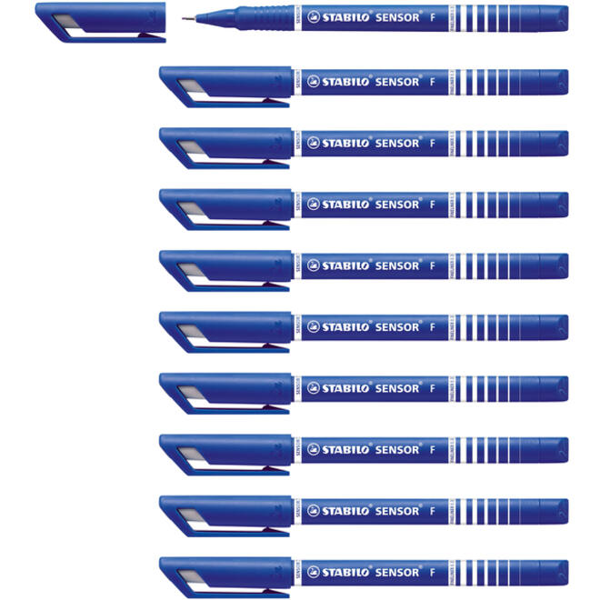 Fineliner STABILO Sensor 189/41 fijn blauw