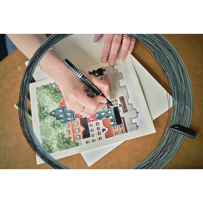 Fineliner STABILO Sensor 189/40 fijn rood
