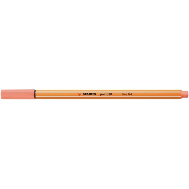 Fineliner STABILO point 88/26 fijn abrikoos