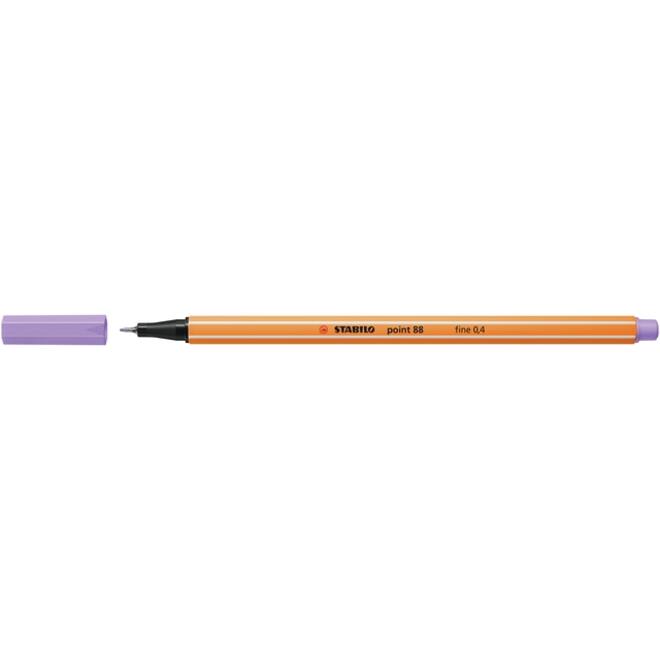 Fineliner STABILO point 88/59 fijn licht lila