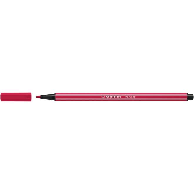 Viltstift STABILO Pen 68/50 medium donkerrood