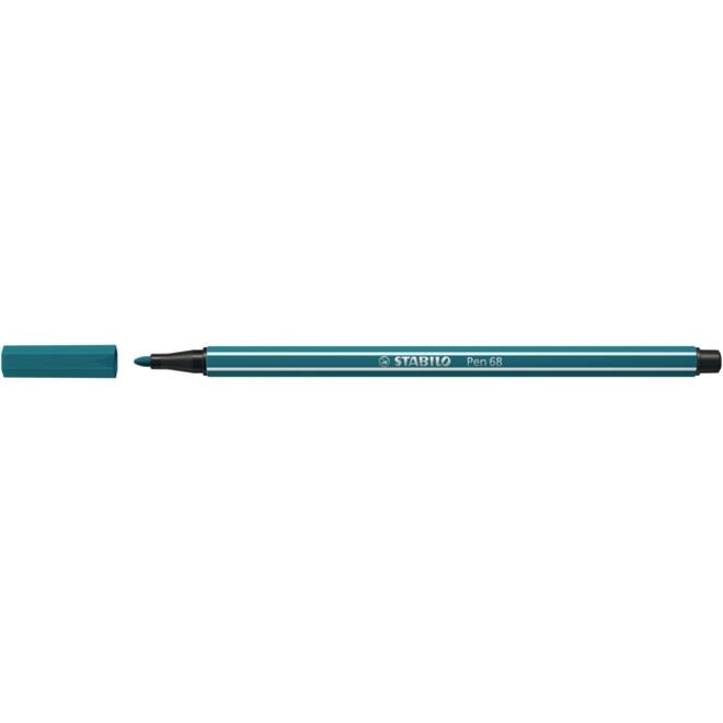 Viltstift STABILO Pen 68/51 medium turquoiseblauw
