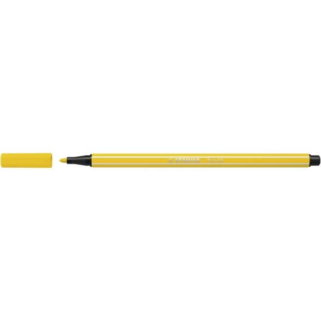 Viltstift STABILO Pen 68/24 medium citroengeel