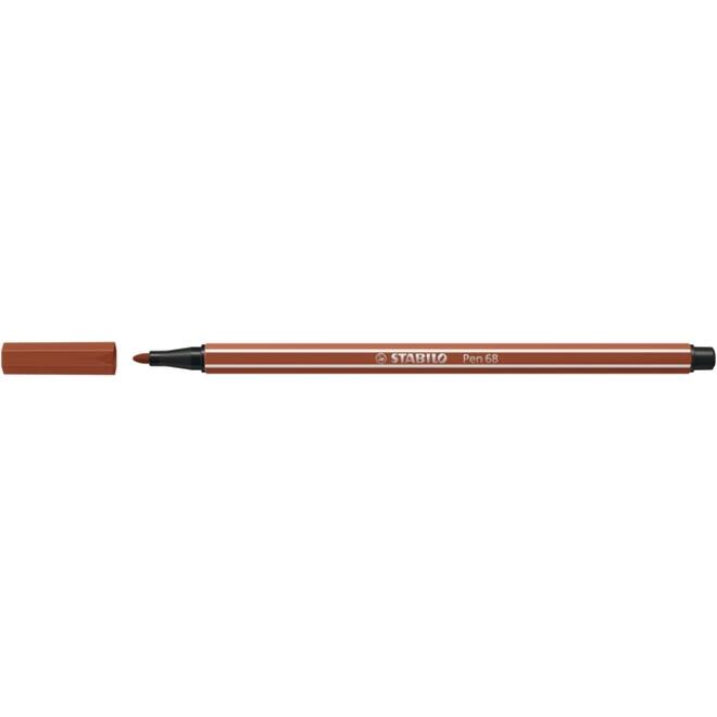 Viltstift STABILO Pen 68/38 medium roodkrijt