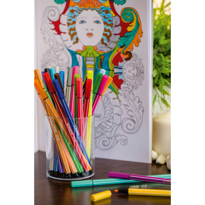 Viltstift STABILO Pen 68/19 medium heidepaars